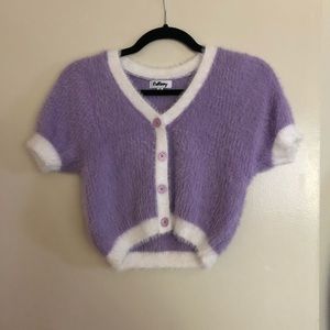 Verge girl fuzzy top